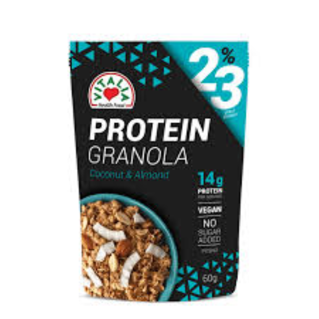 VITALIA GRANOLA W/CHOC COCONUT N ALMOND NAS 60G